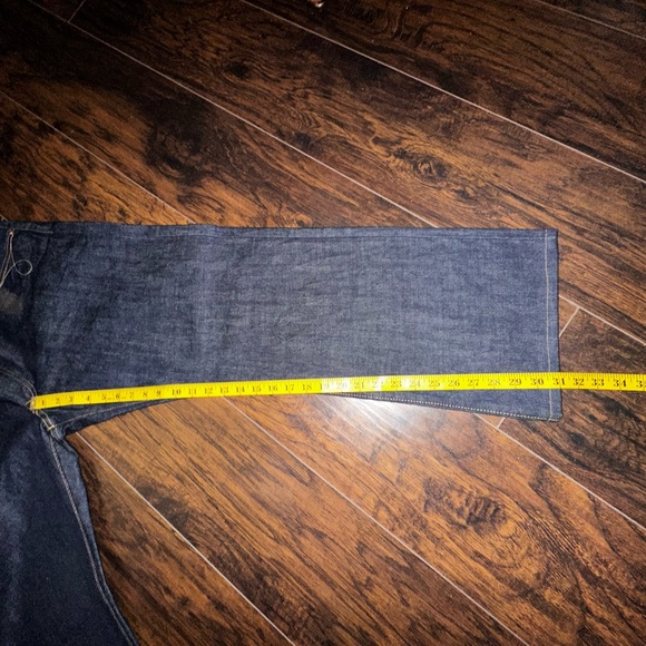 Double RL RRL made in USA salvedge denim slim boot cut dark wash Ralph Lauren - Picture 11 of 16